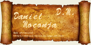 Daniel Moconja vizit kartica